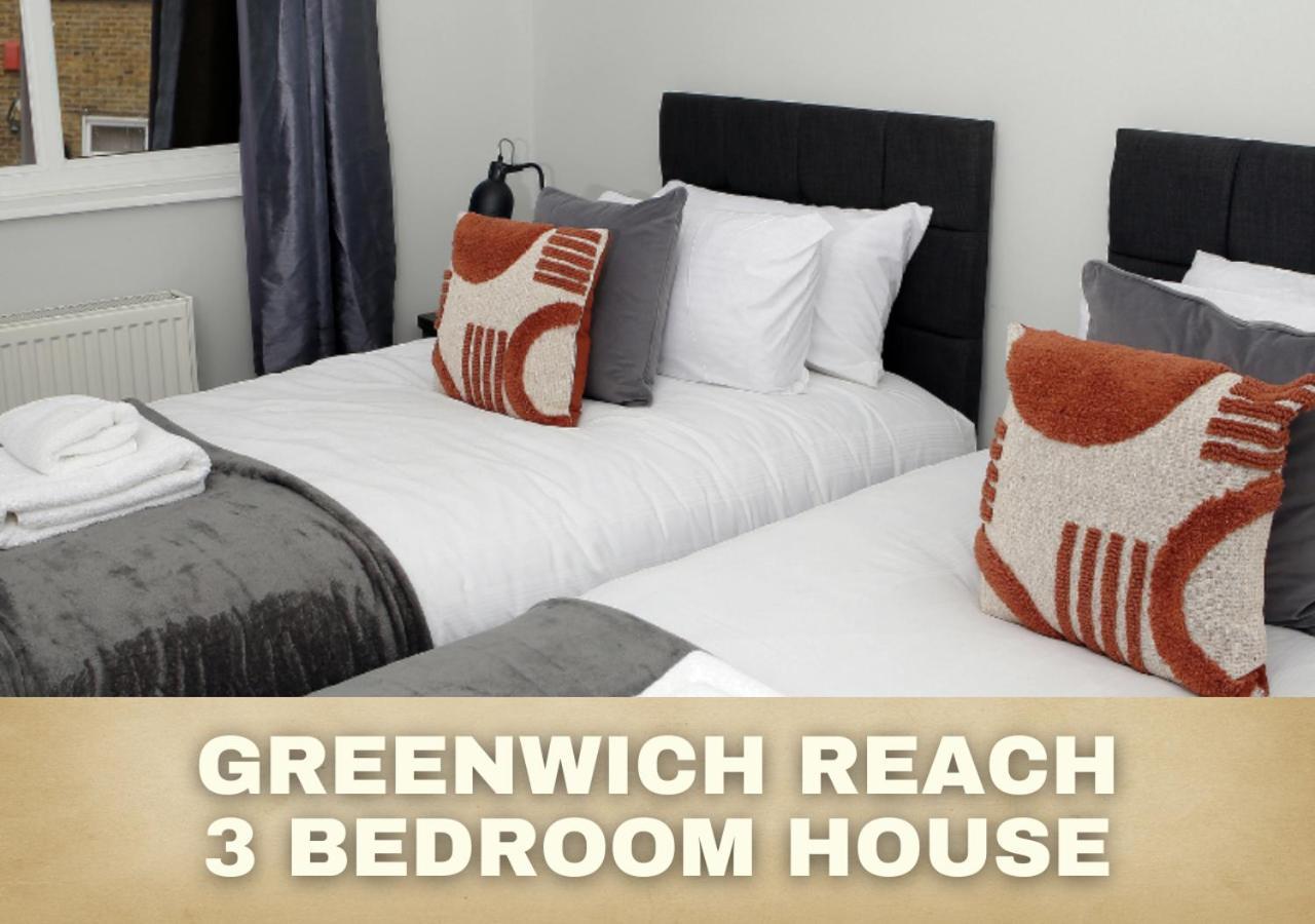 Апартаменты 3-Bed House With Parking Near London O2 Экстерьер фото